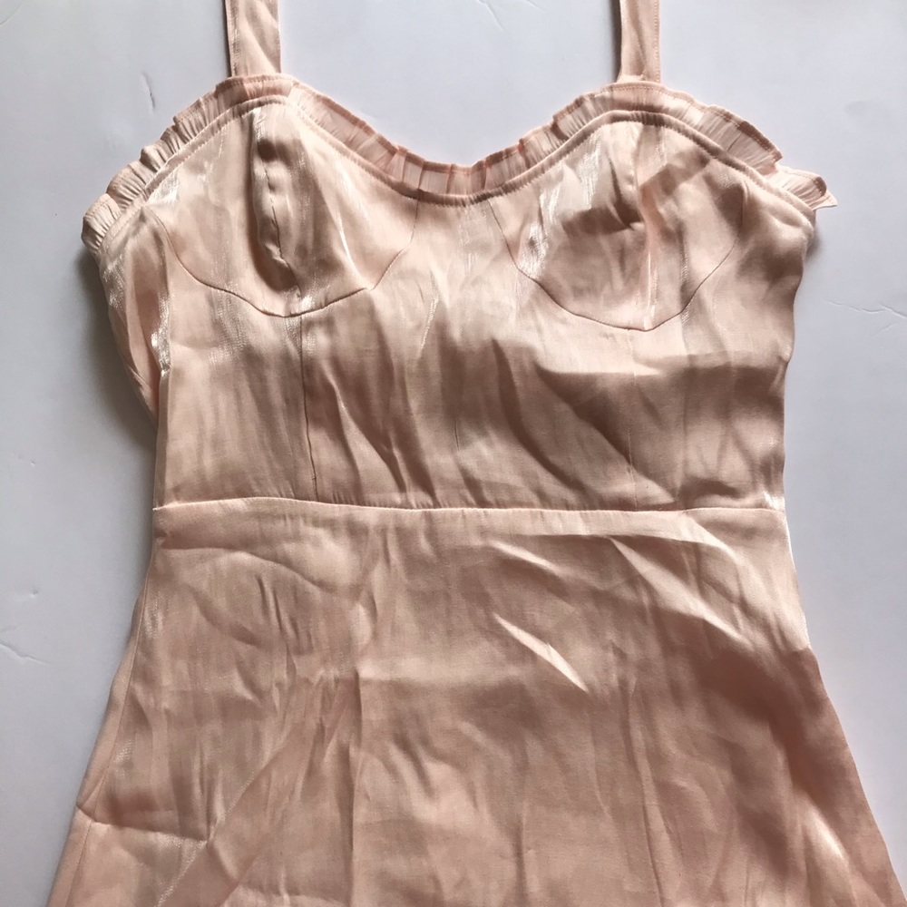 Baby Pink Ruffled Mini Dress! SALE